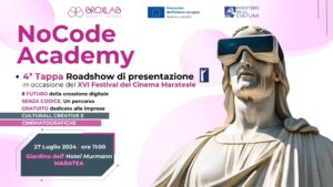 La NoCode Academy sbarca al Festival del Cinema Marateale IV tappa del Roadshow