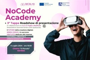NoCode Academy Roadshow- 3ª Tappa a Matera!