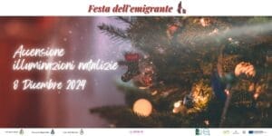 Banner Articolo accensioni illuminazioni natalizie festa emigrante