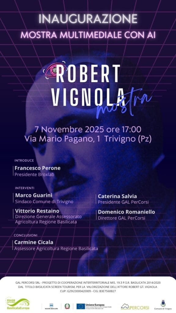 Locandina inaugurazione mosta robert vignola
